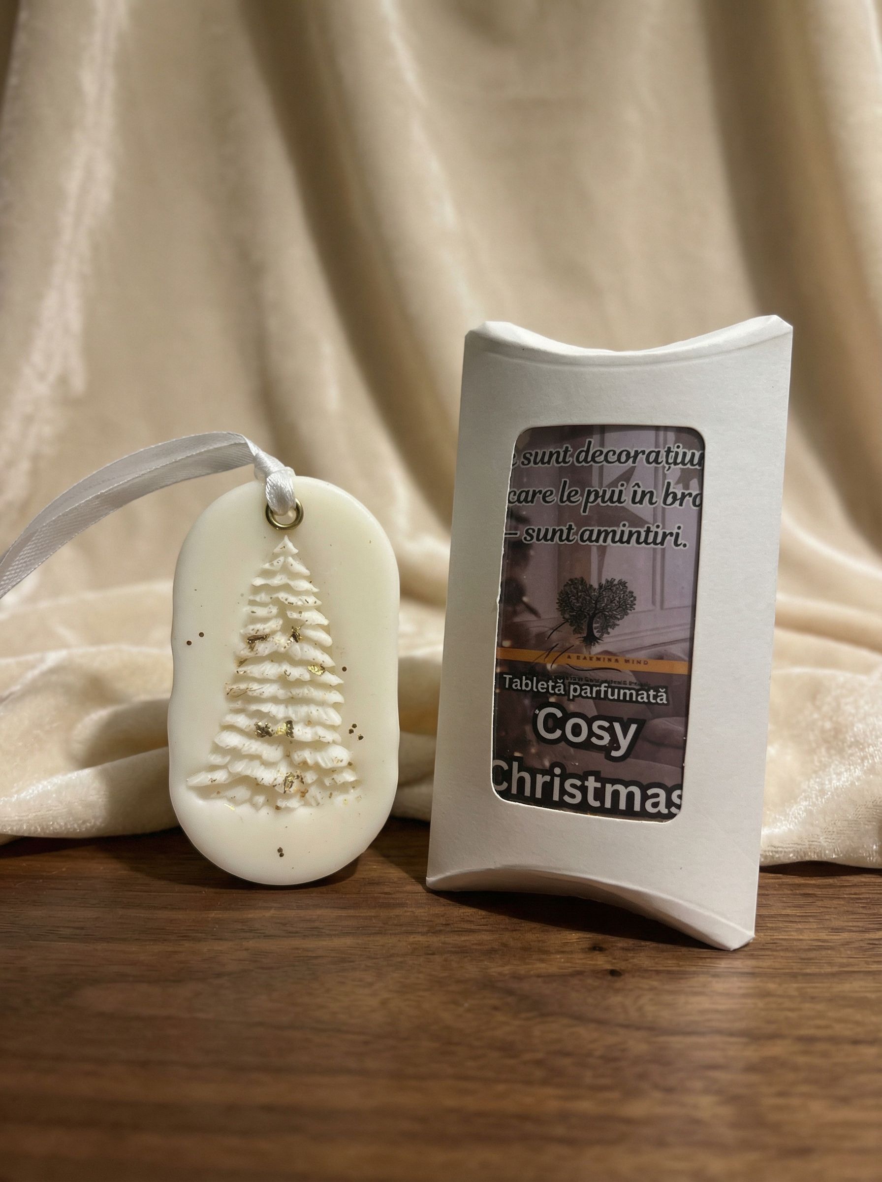 Tabletă parfumată Cosy Christmas - portocală, scorțișoară,vanilie 40 g