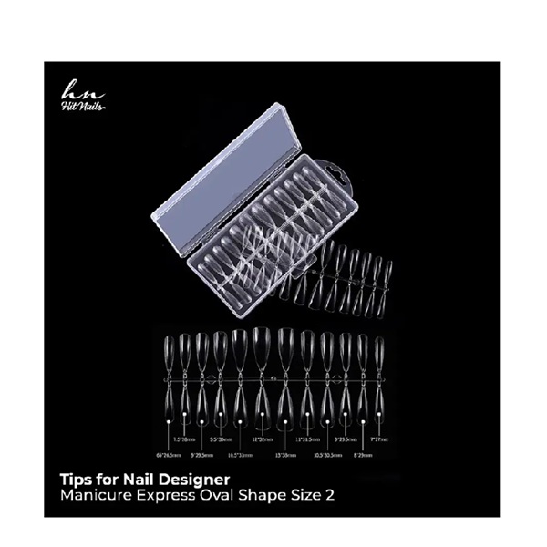 Tips for Nail Designer - Manicure Express Oval Shape Size 2