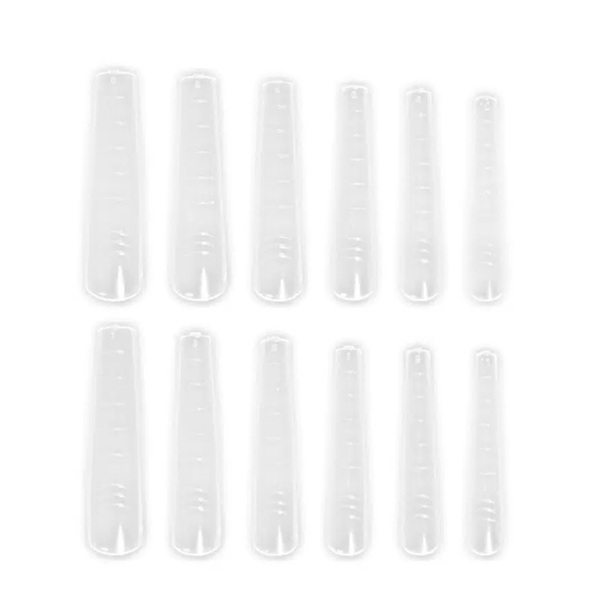 Dual Form (F1) - Tips for Nail Designer - Clear Ballerina sh