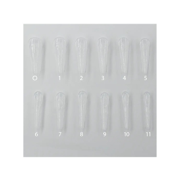 Tips F1 Almond Russian French Reverse Normal Size - 120un.