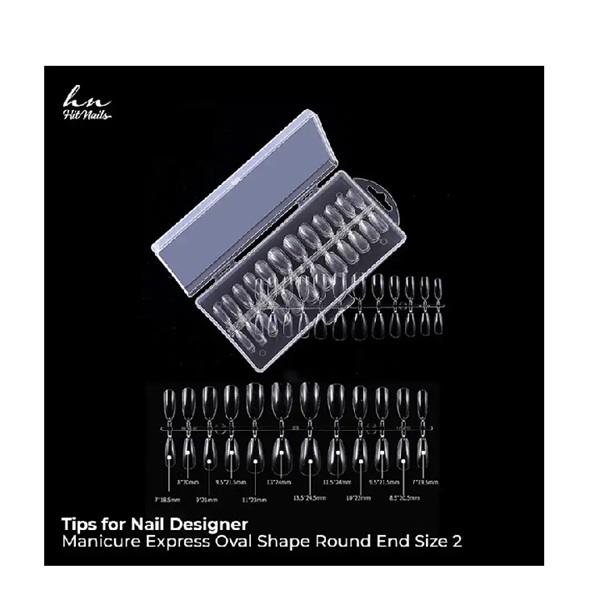 Tips for Nail Designer - Manicure Express Oval Shape Round E 2