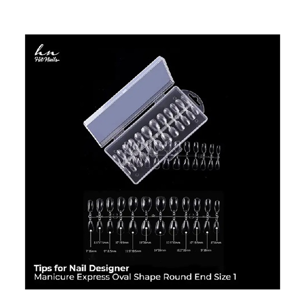 Tips for Nail Designer - Manicure Express Oval Shape Round E 3