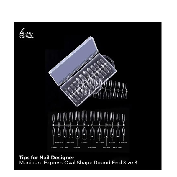 Tips for Nail Designer - Manicure Express Oval Shape Round E 1