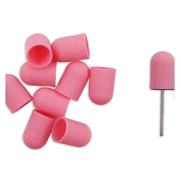 16mm Pink Sanding cap #180 10un. + 1 mandril