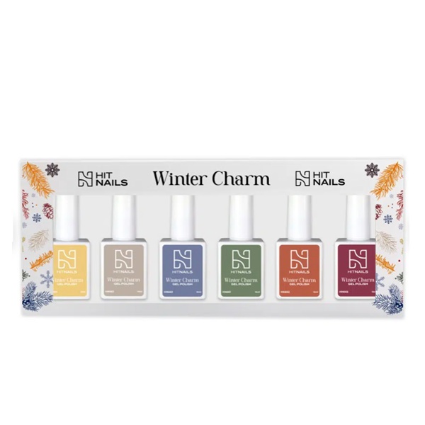 Gel Polish Winter Charm - 6 cores