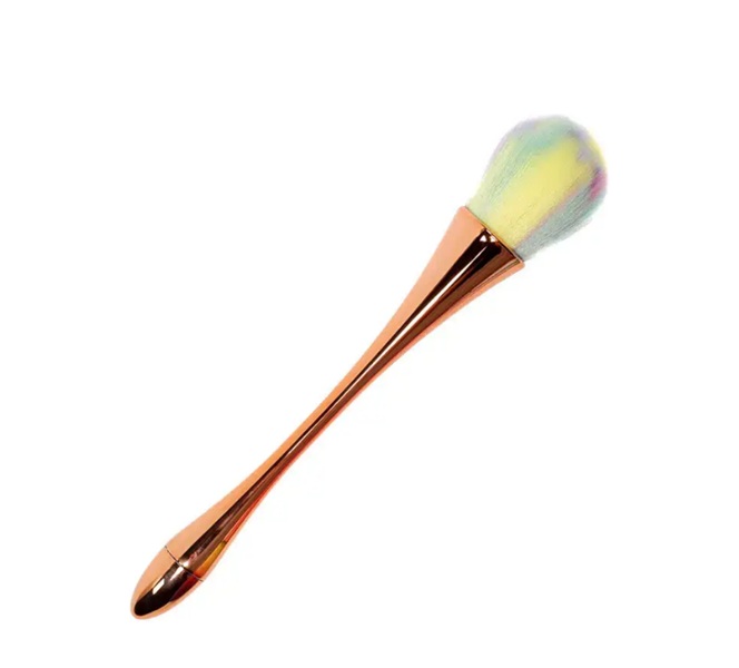 Pincel de Pó Rose Gold Longo