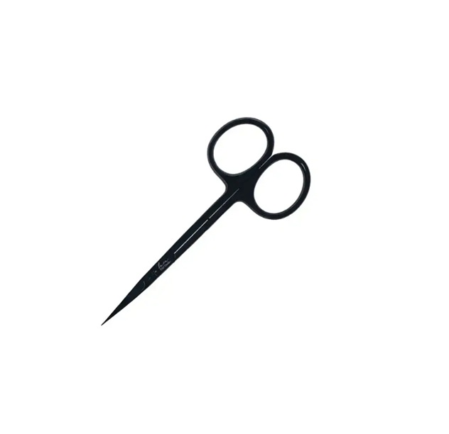 Tesoura de Cutículas Pro-Black Titanium Series com Lâmina Curvada