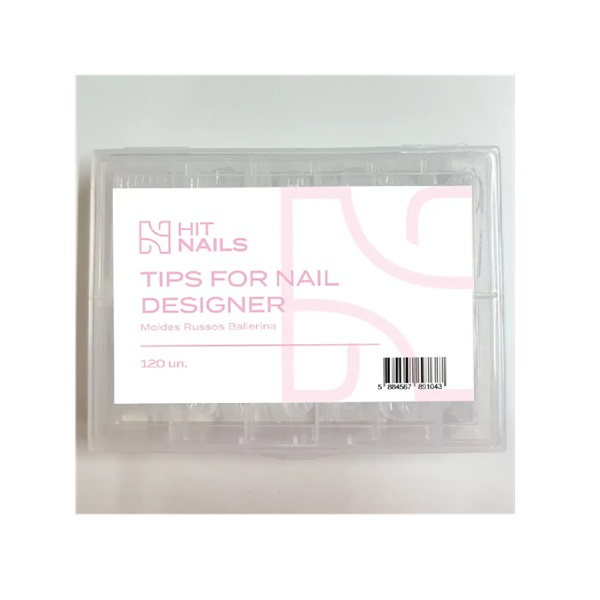 Tips Moldes Russos Ballerina - 120un.