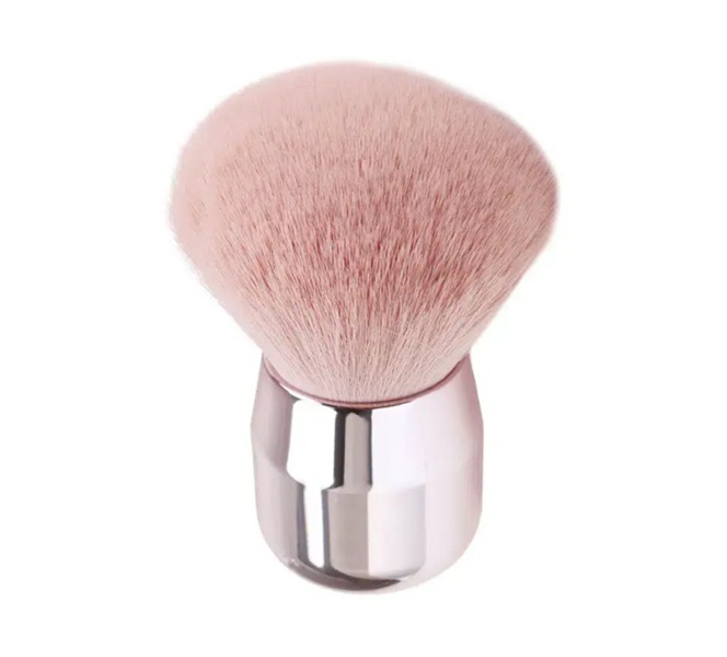 Pincel de Pó Metallic Pink Curto