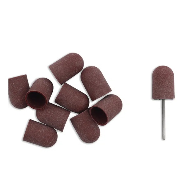 16mm Sanding cap #180 10un. + 1 mandril