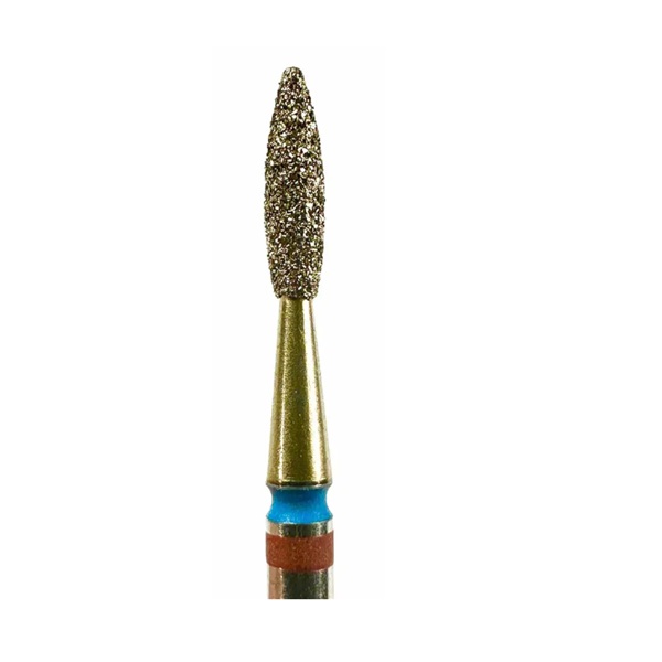 Double diamond carbide Golden Pro-Series 'Flame' Small