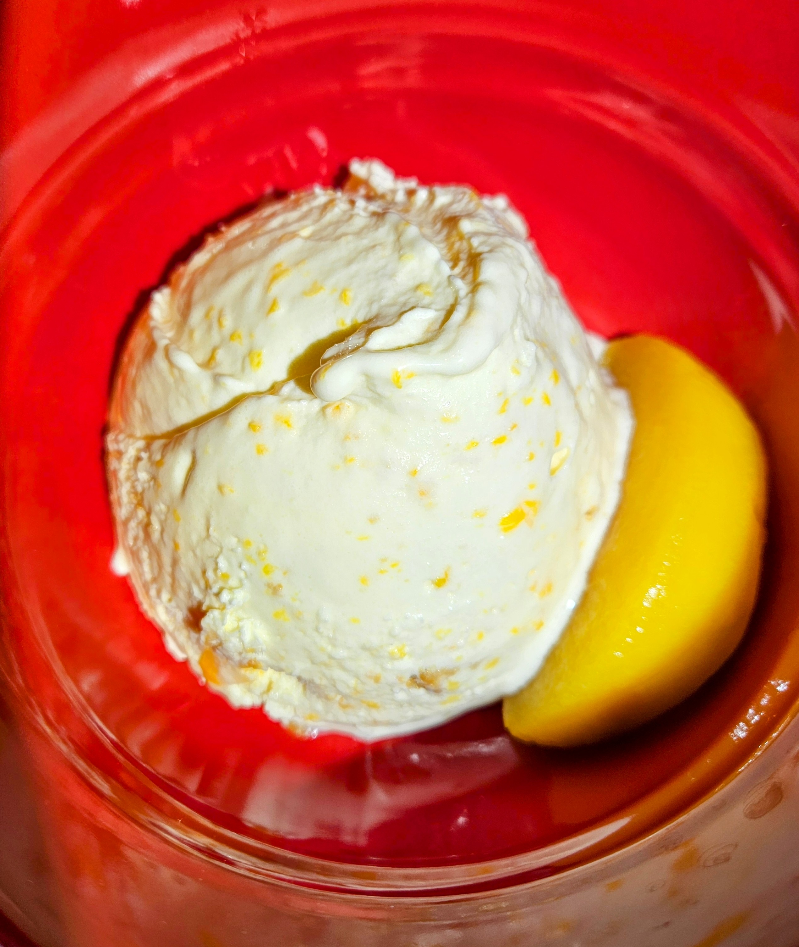 Peach Cheesecake Ice Cream - ピーチチーズケーキアイスクリーム