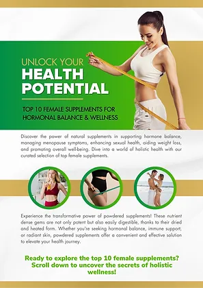 Natural Superfood Supplements