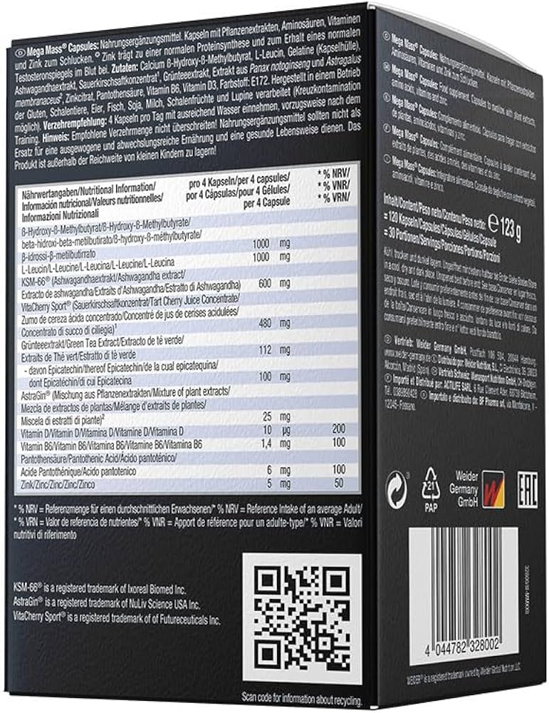 WIEDER MEGA MASS CAPS