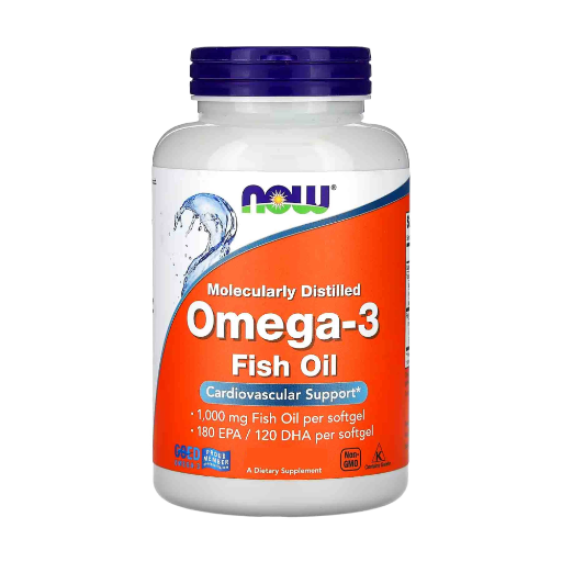 Now Omega-3 Fish Oil 100 Softgels