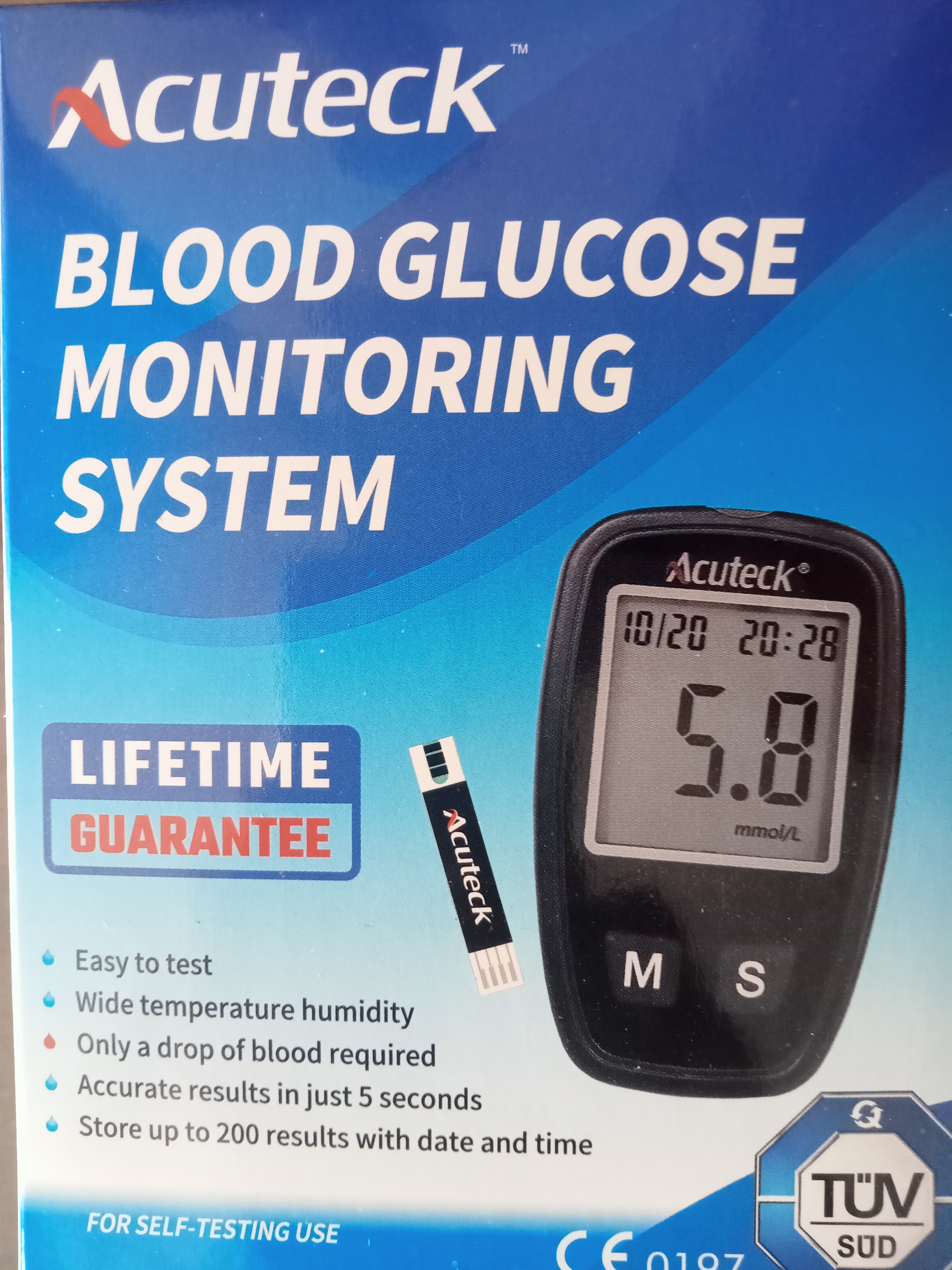 Blood Glucose Monitoring System-Glucometer