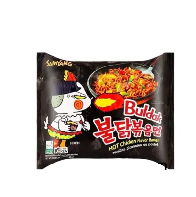 KOREAN HOT CHICKEN RAMEN (HALAL) NOODLES SPICY (Pack of 5)