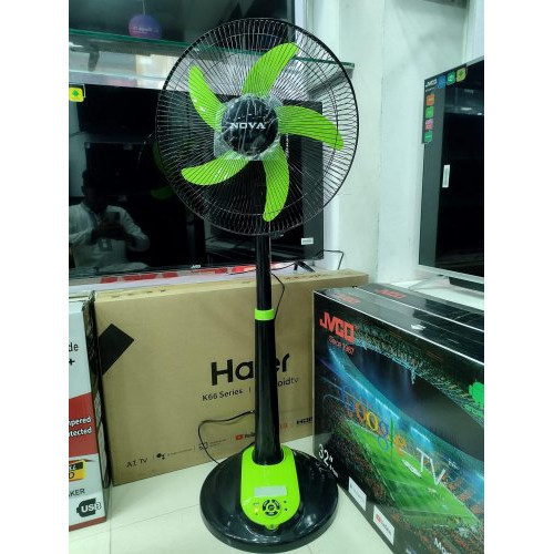 New release Nova 16" Standing Electric Fan AC/DC  with Solar Function