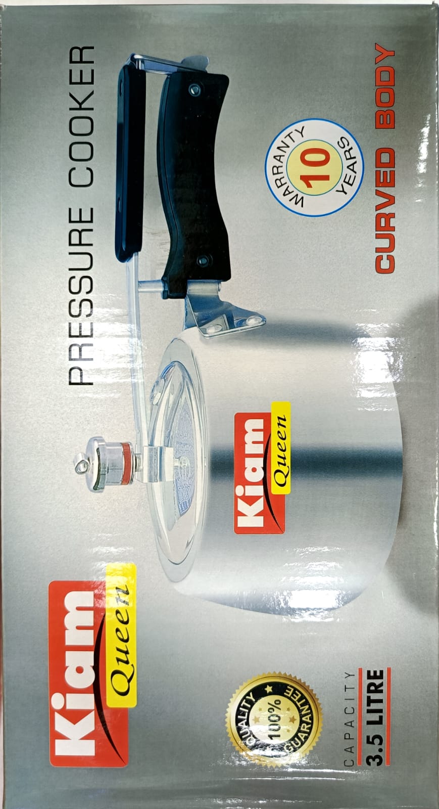 কিয়াম প্রেসার কুকার Kiam Queen Pressure Cooker 3.5 Ltr (oval shape)