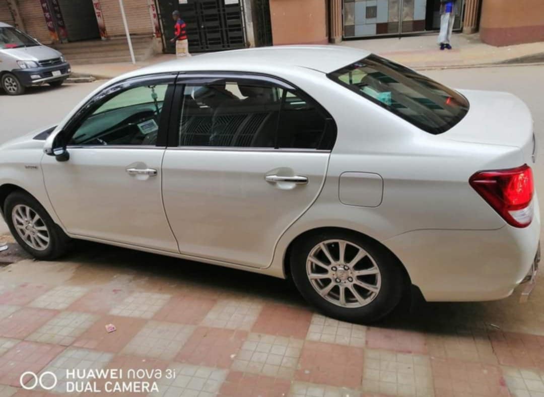 Silver Sedan Car Axio Model 2014 Reg 2019 by banker