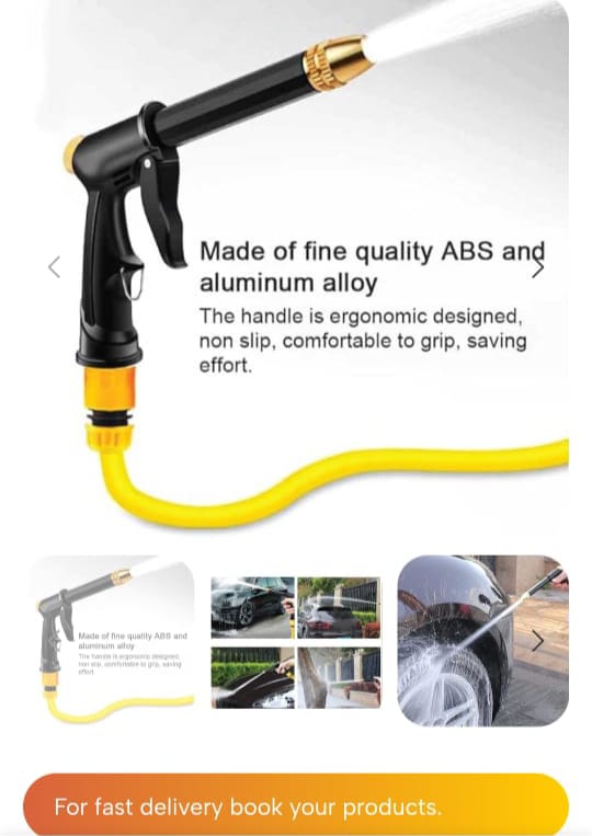 High-Pressure Water Spray Gun