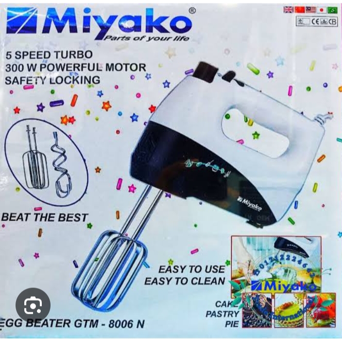 Miyako Egg Beater GTM-8006 N