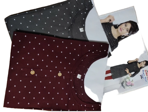 Polka Dot Maroon Shirt