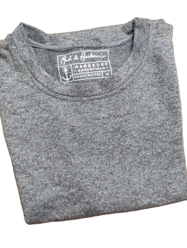 Gray Crew Neck T-Shirt