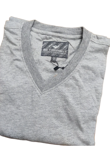 Gray V-Neck T-Shirt