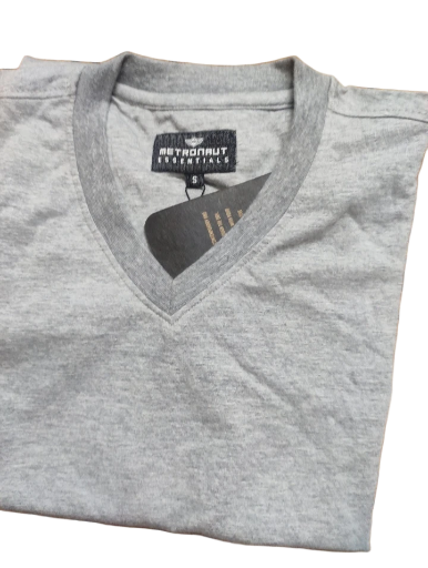 Gray V-Neck T-Shirt