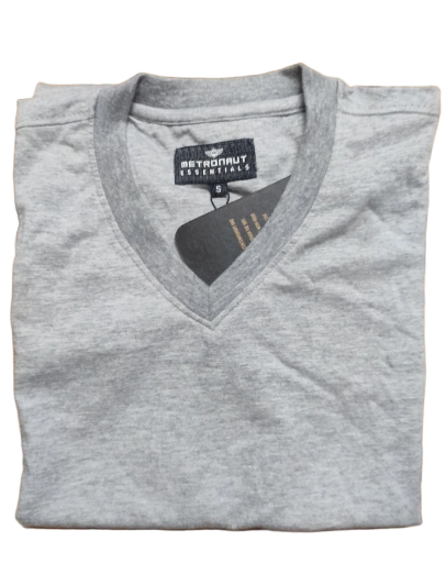 Gray V-Neck T-Shirt