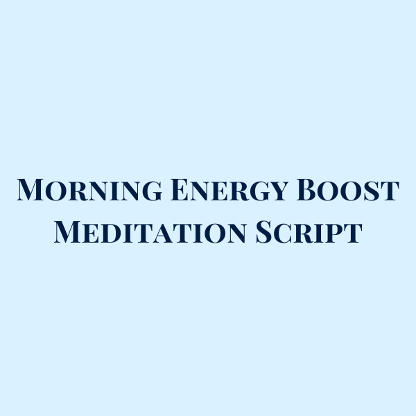 Morning Energy Boost