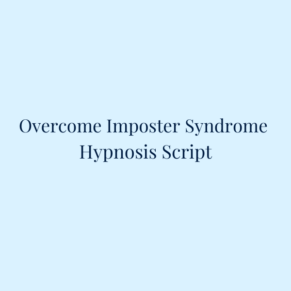 Overcome Imposter Syndrome