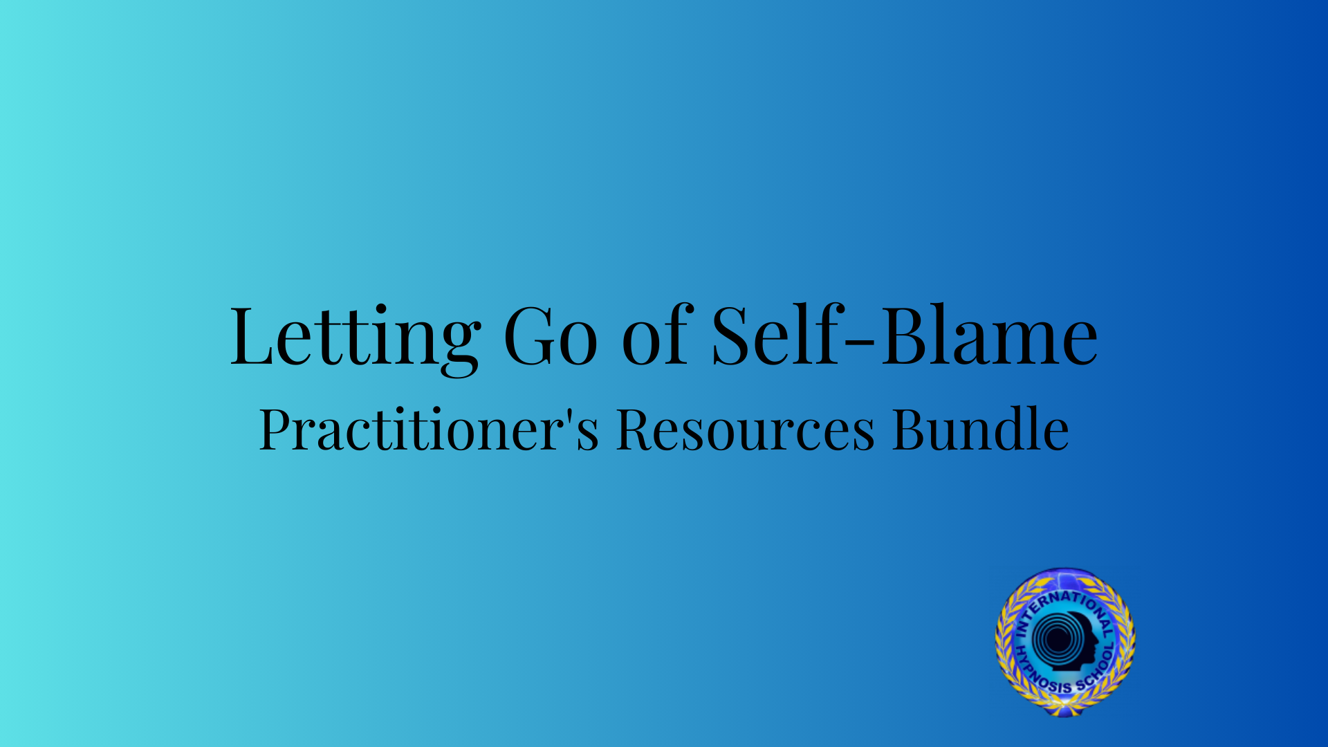 Letting Go of Self-Blame