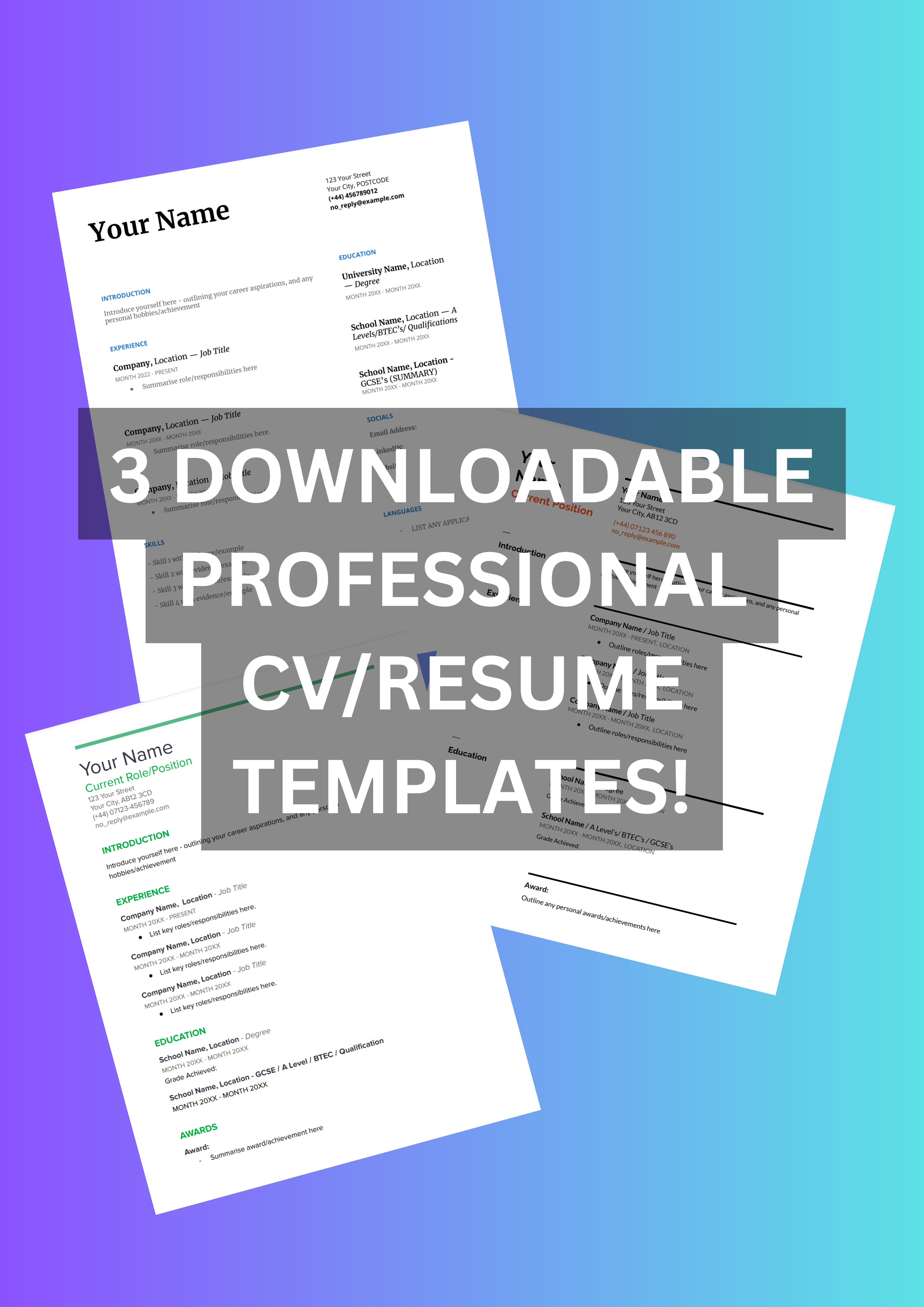 CV Template Bundle