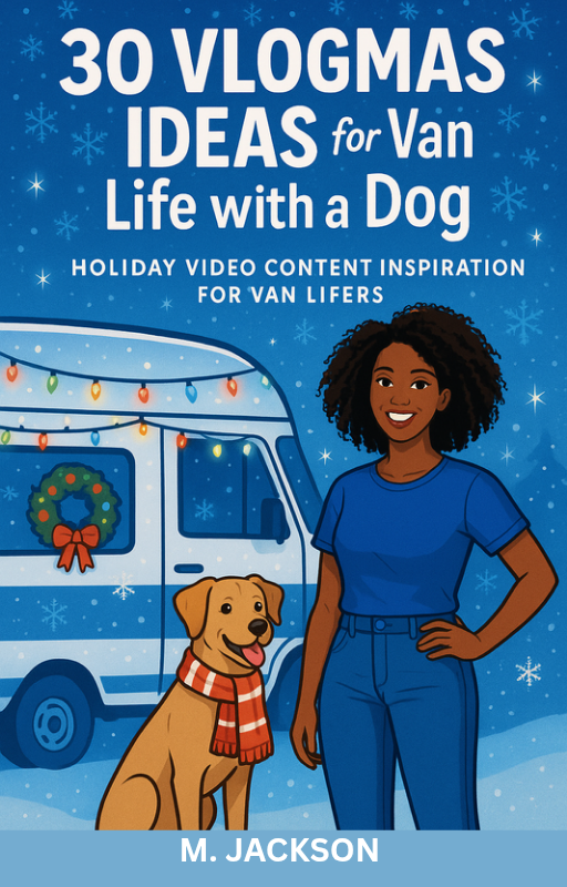 30 Vlogmas Ideas for Van Life with a Dog