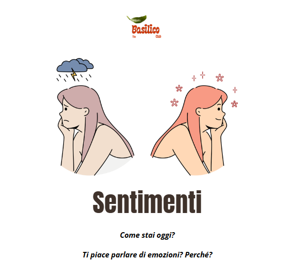 Emozioni e sentimenti (presente dei verbi essere, avere, sentire)