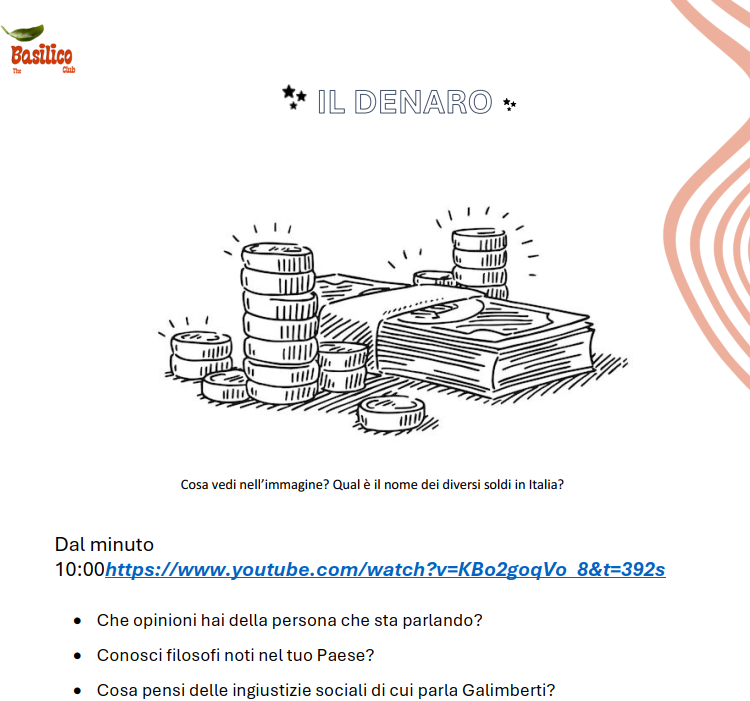 Soldi, Denaro - Stare per...