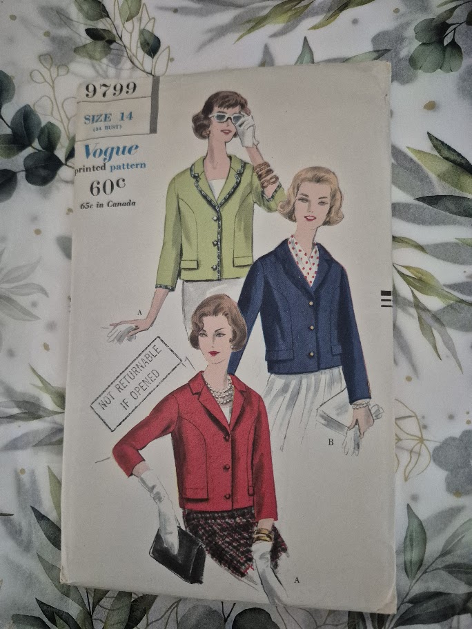 Timeless Vintage Patterns Vogue Sewing Pattern 9799