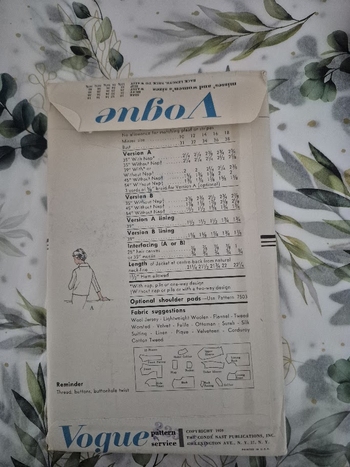 Timeless Vintage Patterns Vogue Sewing Pattern 9799