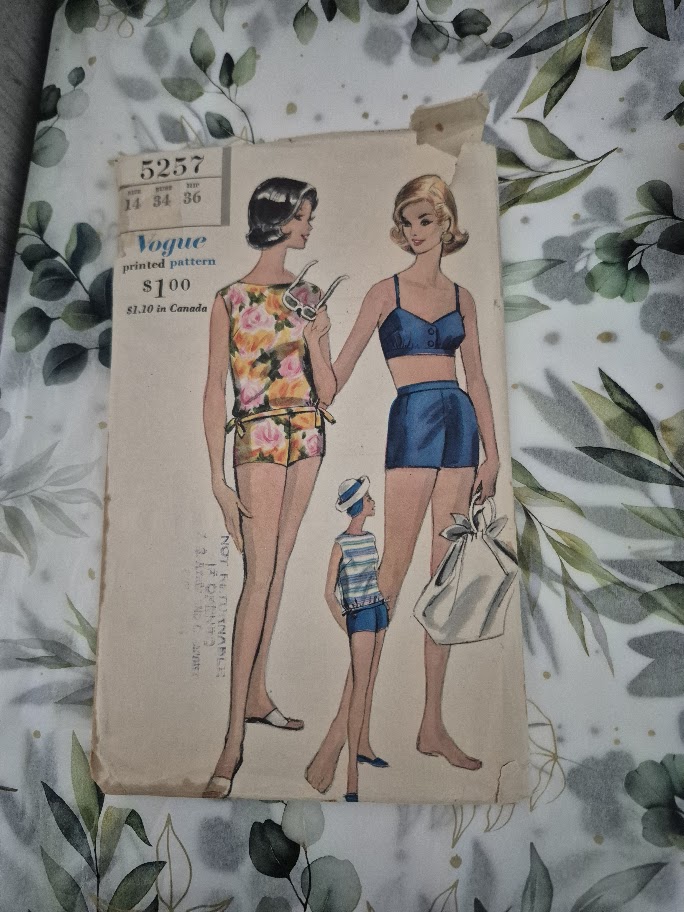 Timeless Vintage Patterns Vogue Sewing Pattern 5257