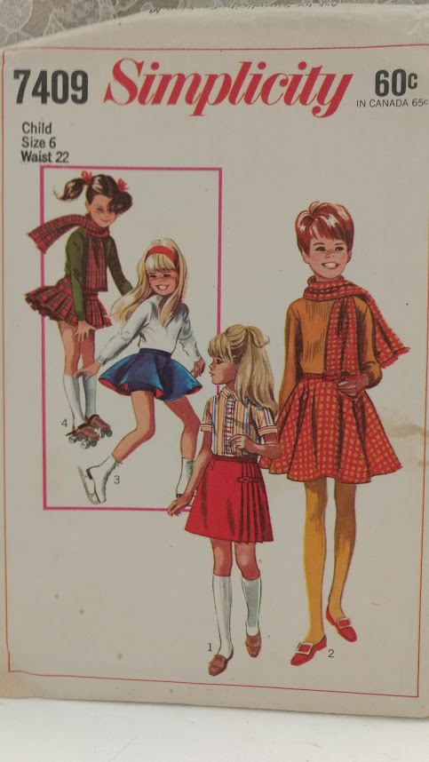 Simplicity Pattern # 7409  Size 6 Waist 22 Child