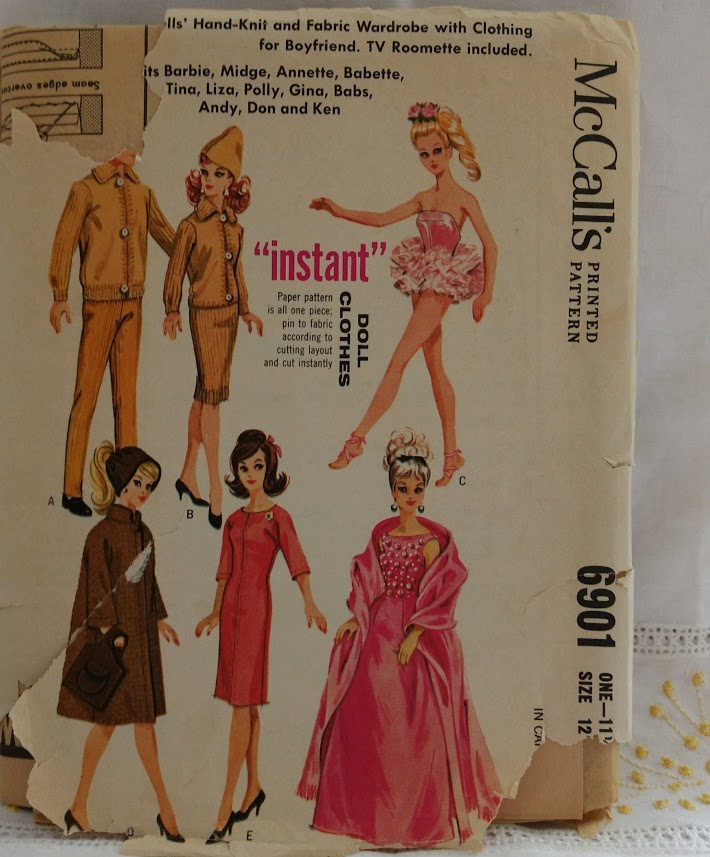 McCall’s 6901 Doll Clothes Sewing Pattern