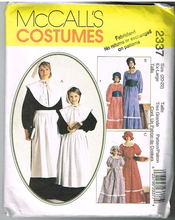 McCalls Pattern # 2337 Size 7,8