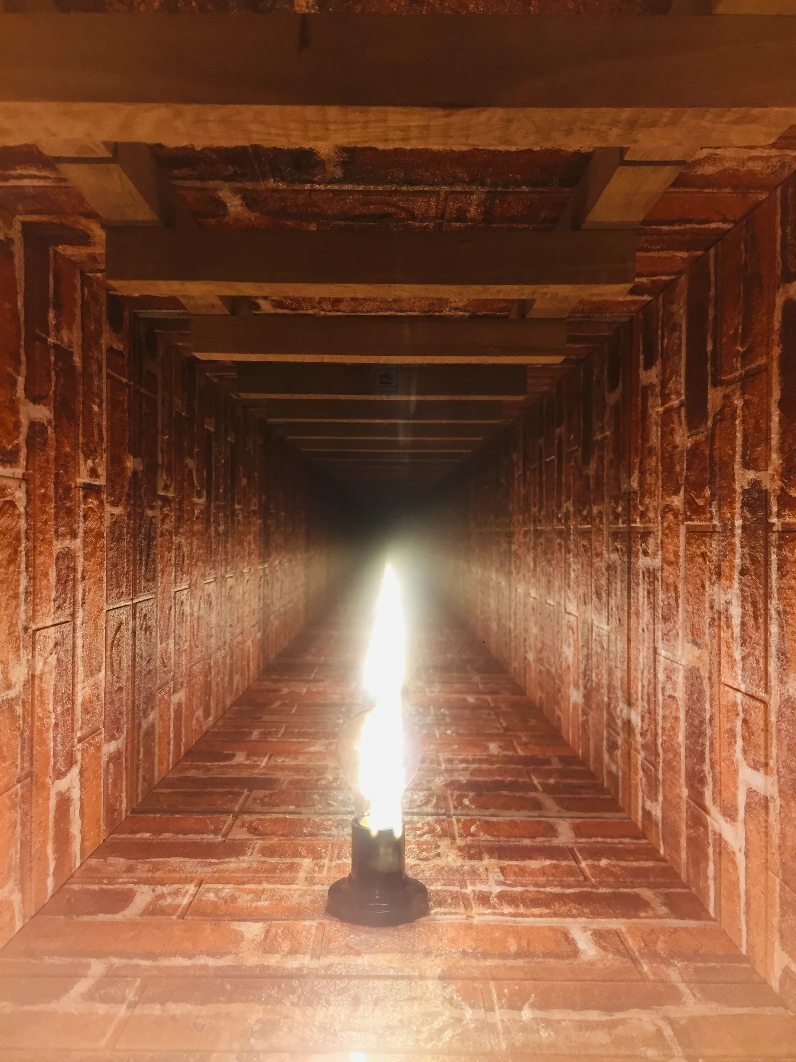 Decorative Brick Cube Table