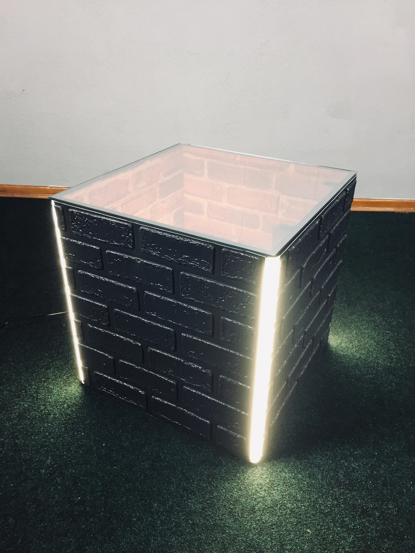 Decorative Brick Cube Table