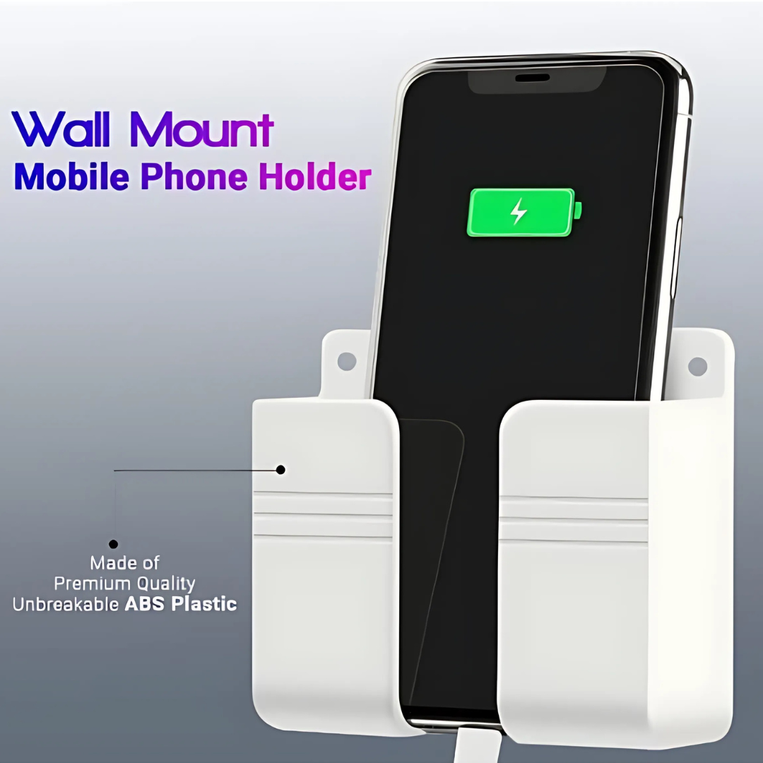Wall Mounted Mobile Phone Stand, Charging Stand