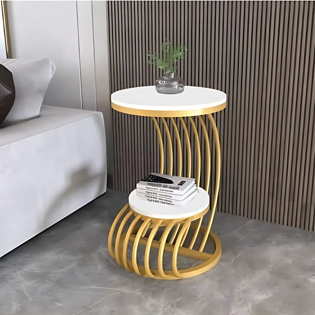 Modern Side Table, Iron Side Table