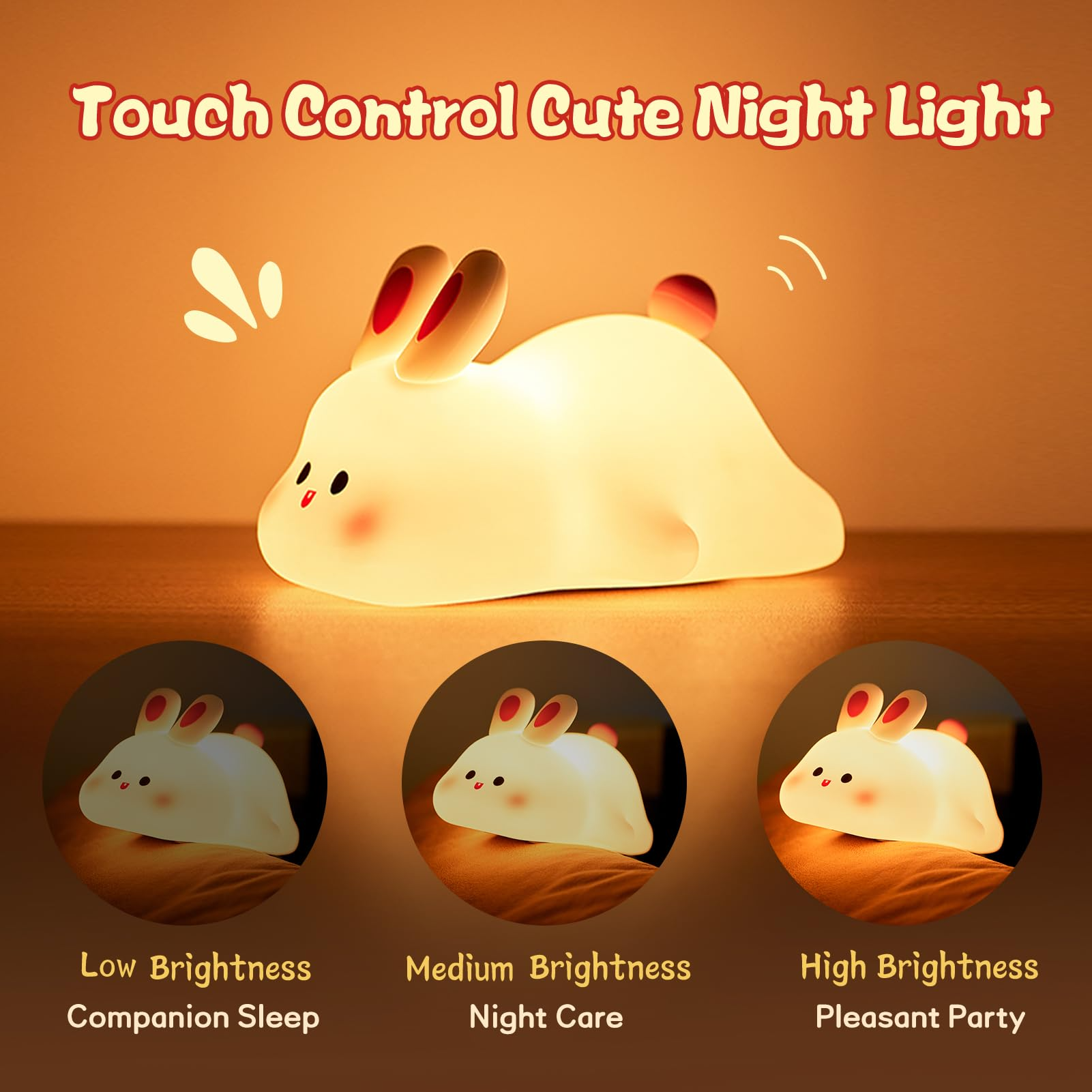 Touch Control Cute Night Light