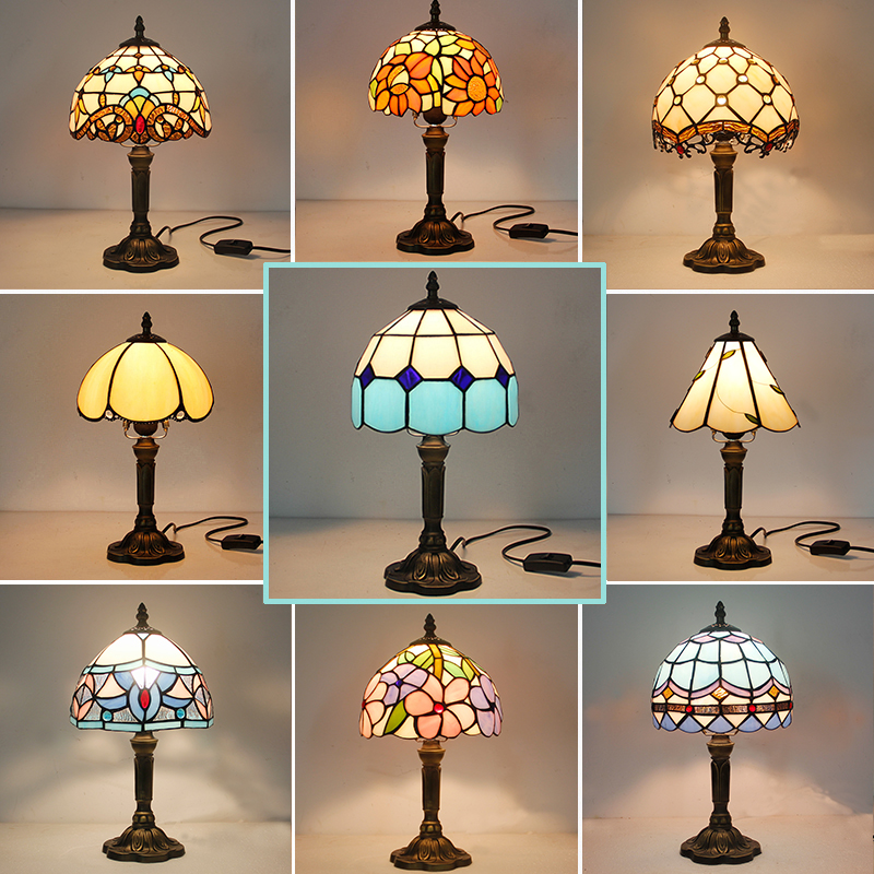 Vintage Tiffany Style Table Lamps